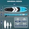 Serenelife 10 ft 6 in Inflatable Stand-Up Paddle Board with LED Lights SLSUP925LED - alternate 3