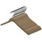 Nahanco 17in Raw Wooden SlimLine Jacket Hanger w/ Gunmetal Hook, 25PK SL25517GM - alternate 2