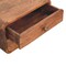 Homeroots 18" Brown Solid Wood Two Drawer Floating Nightstand 651543 - alternate 3