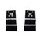 Homeroots Set of Two Black And White Fabric Wall Hanger, 2PK 402234 - alternate 1