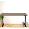 Homeroots 60" Wood Brown and Black Writing Desk 524933 - alternate 2