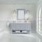 James Martin Vanities Breckenridge 60 in. Single Vanity, Serenity Blue, w/ 3 CM Victorian Silver Quartz Top 330-V60S-SRB-3VSL - alternate 2
