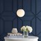 Jonathan Y Bleecker 7.75" Metal/Glass Globe LED Pendant, White/Oil Rubbed Bronze JYL9528B - alternate 2