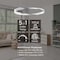 Afx Oberon 32in. LED Pendant - 50W - Satin Nickel OBRP32LAJUDSN - alternate 3