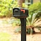 Solar Group Architectural Mailboxes Classic Plastic Post Mount Black Double Door Mailbox GCL100BAM - alternate 2