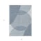 Homeroots 8' X 10' Blue And Ivory Geometric Washable Indoor Outdoor Area Rug 597616 - alternate 2
