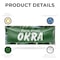 Signmission Farm Fresh Okra, 18 Inch x 48 Inch, Vinyl Banner B-30603 - alternate 2