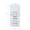 Elf Stor Wrapping Paper Storage Organizer Dual-Sided Hanging Gift Wrap Station Clear Compartments 83-DT5151 - alternate 2