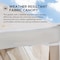 Sunjoy 8 ft x 8 ft Patio Gazebo, Modern 2-Tier Steel Frame Soft Top Gazebo with Netting - Beige & White A101003612 - alternate 2