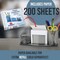 Acrimet Millennium Desktop Organizer Cup Caddy Plastic with 200 Sheets Memo Paper Smoke Color 740.1 - alternate 3