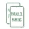 Signmission Parallel Parking, 18'' X 24'' 2 Signs, Heavy Gauge Aluminum, 2PK A-1824-2PACK-24912 - alternate 1