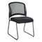 Office Star Products ProGrid Titanium & Black Visitors Chair, Sled Base, Icon Black 86725R-231 - alternate 1