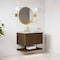 James Martin Vanities Allamari 36" Single Vanity, Sable w/ 3 CM Siberian Silestone Top D640-V36-SBL-WSFR - alternate 2