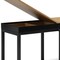 Homeroots 63" Natural and Black Wood and Metal Writing Desk 543780 - alternate 2