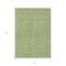 Homeroots 8' X 10' Green Black And Ivory Geometric Washable Indoor Outdoor Area Rug 596731 - alternate 3