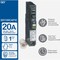 Square D QO 20A Single-Pole CAFCI Combination Arc Fault Breaker QO120CAFIC - alternate 2