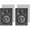 Monoprice Alpha In-Wall Speakers 8in Carbon Fiber 3-Way (pair) 34200 - alternate 1