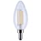 Satco 4.5W LED B11, 3000K-2000K Warm Dimming, Candelabra Base, Clear S12157 - alternate 1