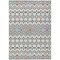 Homeroots 8' X 10' Linen Pink And Orange Geometric Washable Indoor Outdoor Area Rug 612193 - alternate 2
