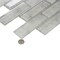 Apollo Tile Gray 11.8 in x 11.8 in Glass Glossy Floor and Wall Subway 4.83 sqft/case, 5PK APLSRA8807A - alternate 2