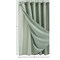 Homeroots Sage Green Modern Grid Shower Curtain and Liner Set 399758 - alternate 2