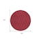 Homeroots 8' Red Black And Ivory Round Geometric Washable Indoor Outdoor Area Rug 596760 - alternate 2