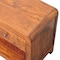 Homeroots 43in Brown Solid Wood Enclosed and Open Storage TV Stand 719194 - alternate 2