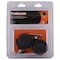 Prosource Caster, 1-5/8 in Dia Wheel, 1-5/8 in W Wheel, Nylon Wheel, Black, 40 lb, Steel Housing Material JC-F01-PS - alternate 2