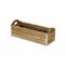 Homeroots 14" Brown Solid Wood Organizer Box 399659 - alternate 2
