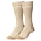Railroad Sock Womens Crew Socks, 96% Spun Polyester, 4% Spandex, Tan, 5-10 W; 4 Pair-7.5 M, 1 PR 684 TS TN - alternate 2