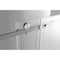 Kingston Brass 60" Acrylic Anti-Skid Alcove Right-Hand Drain Tub with Left Sliding Tub Door, White/Brushed Nickel KVTAP603216R8 - alternate 2