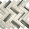 Apollo Tile Gray Beige 11 in x 12.6 in Recycled Glass Matte Floor and Wall Mosaic Tile 9.63 sqft/case, 10PK APLNNC8809GRA - alternate 2
