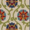 Homeroots 10' Navy Blue Beige Green Blue And Red Floral Indoor Outdoor Runner Rug 546781 - alternate 2