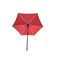 Living Accents Solar LED 9 ft. Tiltable Red Market Umbrella YQ103BK-BRD - alternate 2