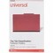 Universal Classification Folder, Legal, 6S, Red, 10PK UNV10313 - alternate 1