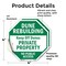 Signmission Dune Rebuilding Keep Off Dunes Priv, 4 inch X 4 inch, Vinyl Decal, 2PK OC-D-2PACK-4-50 - alternate 3