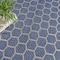 Homeroots 10' X 14' Blue And Beige Geometric Indoor Outdoor Area Rug 556317 - alternate 2