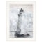 Homeroots Lighthouse 1 White Framed Print Wall Art 406711 - alternate 1