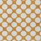 Homeroots 8' X 10' Orange And Ivory Polka Dot Washable Indoor Outdoor Area Rug 595262 - alternate 2