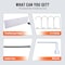 Vevor 2PCS 4x1 ft Garage Storage Shelving Wall Mounted Heavy Duty Shelves Rack, 2PK LL1248 - alternate 2
