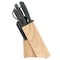 Martha Stewart Everyday 14 Piece Stainless Steel Cutlery and Wood Block Set in Grey 120050.14 - alternate 2