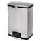 Rubbermaid Commercial Slim Jim Stainless Steel Step-On Container, Front Step, 24 gal, Blk 1901999 - alternate 1