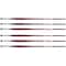 Da Vinci COLLEGE Student Brush, Synthetic, Acrylic & Oil, Flat, Series 8740, Size 6, 6PK VA-8740_6 - alternate 2
