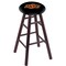 Holland Bar Stool Co Oak Bar Stool, Dark Cherry Finish, Oklahoma State Seat RC30OSDC - alternate 1