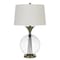 Homeroots 31" Bronze Metal Globe Table Lamp With White Empire Shade 524715 - alternate 2