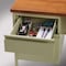 Hirsh Left-Hand Single Pedestal File Office Desk W/ Center Drawer, 30 in D X 29.5 in H, 66 in W X 20097 - alternate 2
