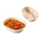 Chuk Bowl 8 oz oval, Natural Molded Fiber, 800 Count Case, 800PK BW-08-OV - alternate 2