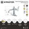 Kingston Brass One-Handle Single-Hole Bathroom Faucet with Deck Plate and Push Pop-Up Drain, Polished Chrome KSD3541TKL - alternate 2