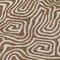 Homeroots 8' Brown And Beige Round Abstract Washable Indoor Outdoor Area Rug 599702 - alternate 2