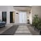 Vdomdoors Front Exterior Prehung FiberGlass Door Frosted Glass / Manux 8088 White Silk / Sidelight Exterior W MANUX8088EXD-WS-W36+12 x H80-LH - alternate 1